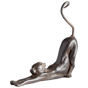 Cyan lighting-05523-Up-Cat - small sculpture - 1.6 Inches Wide by 8 Inches High   Rustic Finish