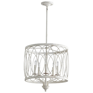 Cyan lighting-05976-sausalito - Five Light Pendant - 19 Inches Wide by 29.25 Inches High   Persian White Finish