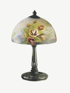 dale tiffany zenia rose table lamp