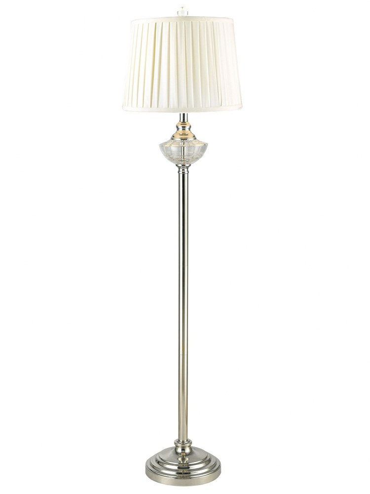 arden jewel chrome floor lamp