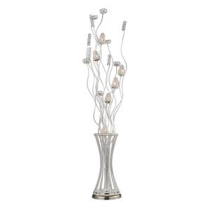satin nickel floor lamps