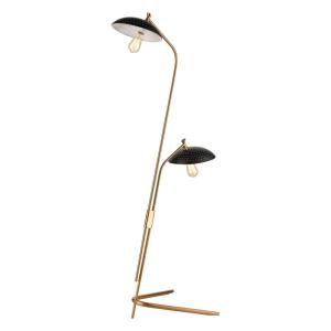 satin brass floor lamps