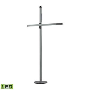 iron nickel floor lamps