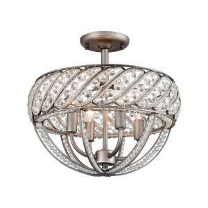 silver ceiling semi flush mounts