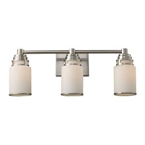 brushed nickel bathroom vanity lighting