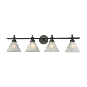 straight frame bathroom lighting