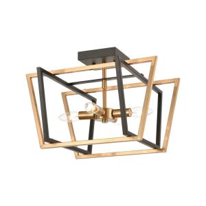 rectangular ceiling semi flush mounts