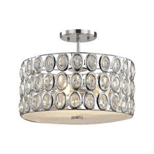 crystal ceiling semi flush mounts