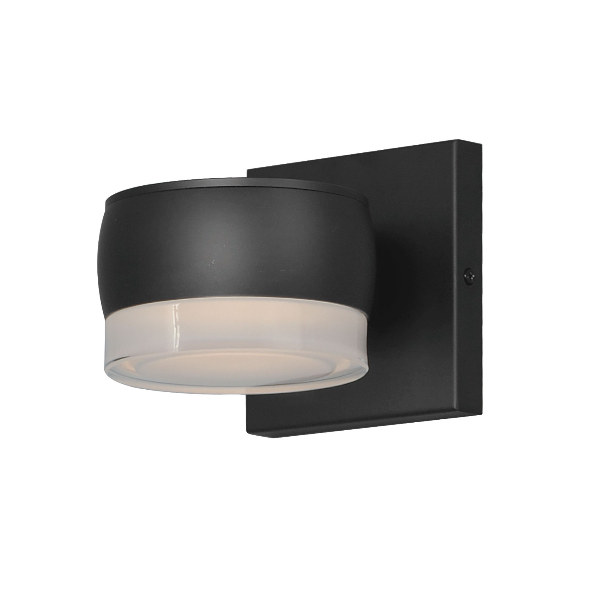 Used ET2 Lighting E30161-10BK Modular - 8W 1 LED Outdoor Wall Mount-5 Inches