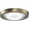 Brushed Satin Brass Finish - Opal Frosted Glass Color