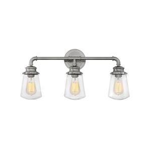 Hinkley Lighting Bathroom Chandeliers 1stoplighting Fritz Three Light Bath Vanity