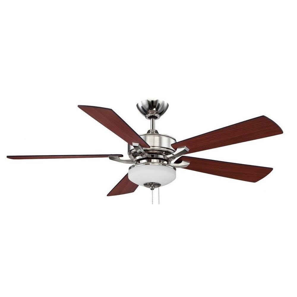 Used Litex BO52LN5L Margaux - 5 Blade Ceiling Fan with Light Kit-15.75 Inches
