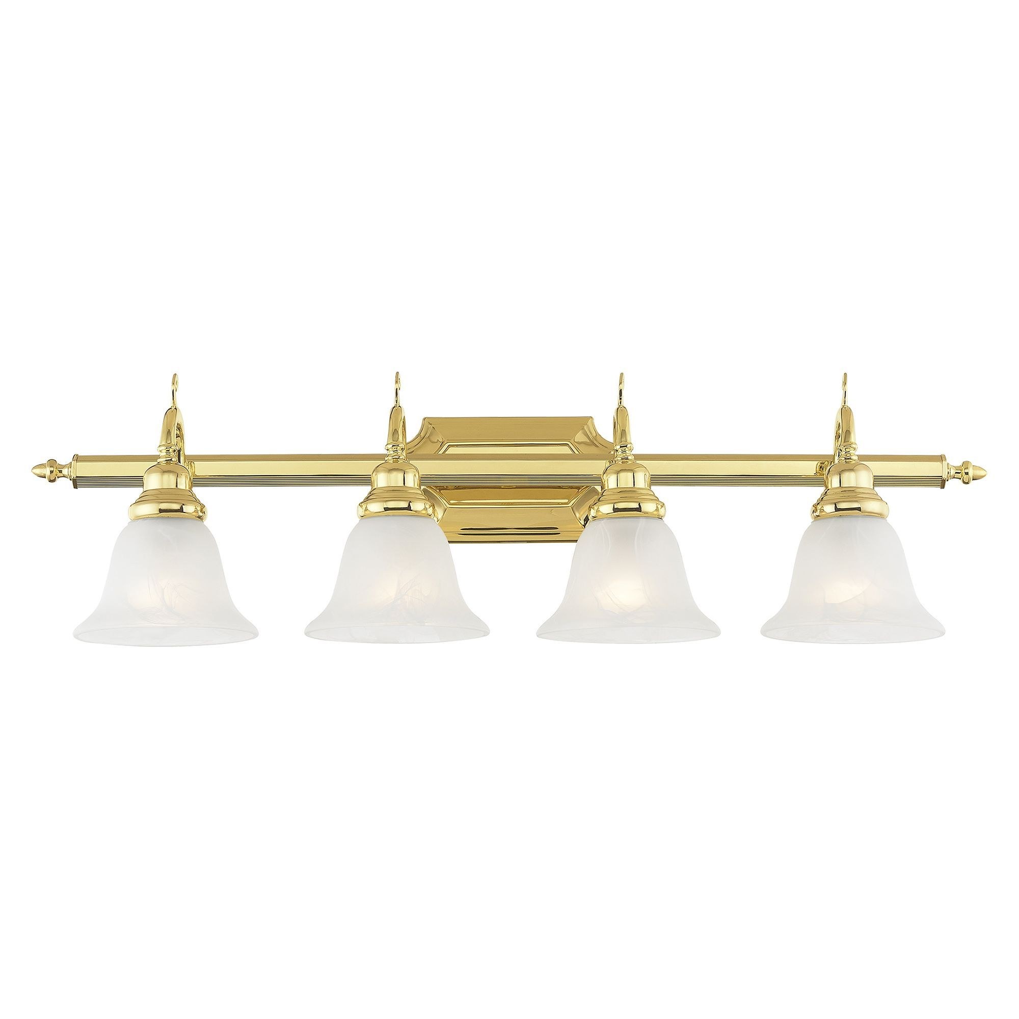 Livex Lighting 1284-02 French Regency - 4 Light Bath Vanity in Traditional Style