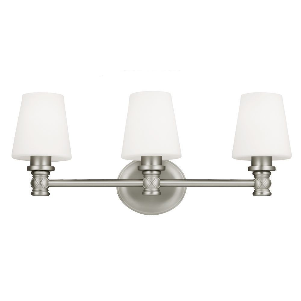 Details about   Murray Feiss polished brass & mirror vanity light VS5303 PB 38" 3-75W bulbs 