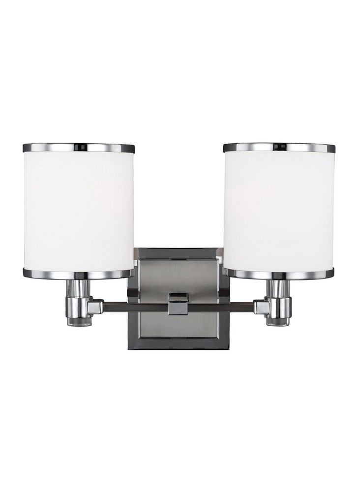 Murray Feiss VS10402-BS Vista Bathroom Vanity Light In Brushed Steel 