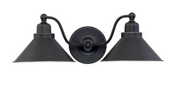 Nuvo Lighting-60/1711-Bridgeview-Two Light Wall Sconce-20 Inches Wide by 7.25 Inches High   Mission Dust Bronze Finish