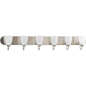 Gather - 6 Light in Transitional and Traditional style - 48 Inches wide by 7.5 Inches high