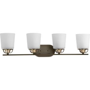West Village - 4 Light in Farmhouse style - 32.25 Inches wide by 8.13 Inches high