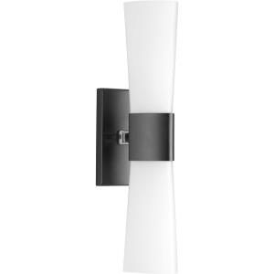 Zura - 2 Light - Triangular Shade in Modern style - 4.5 Inches wide by 21 Inches high