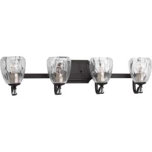 Anjoux - 4 Light in Luxe and New Traditional and Transitional style - 32 Inches wide by 7.5 Inches high