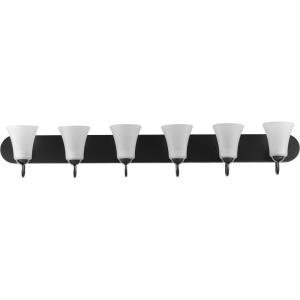 Classic - 6 Light - Bell Shade in Transitional and Traditional style - 48 Inches wide by 7.88 Inches high