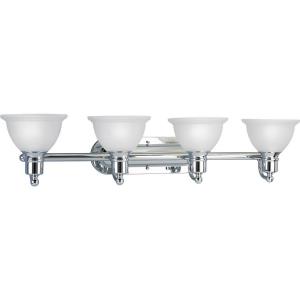Madison - 4 Light - Bell Shade in Transitional and Traditional style - 37.5 Inches wide by 8 Inches high