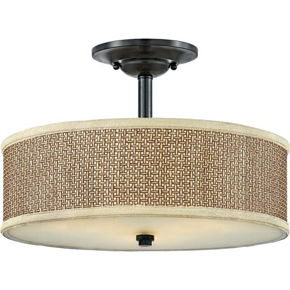 large semi flush mount lighting