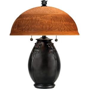 Table Lamps, Antique Double Light Table Lamp
