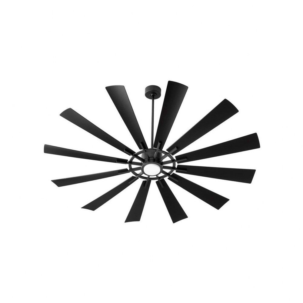 Quorum Lighting 47212-59 Cirque - 12 Blade Patio Fan with Light Kit-15 Inches