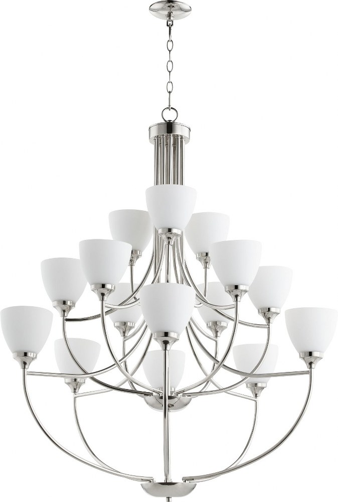 Used Quorum Lighting 6059-15-62 Enclave - Fifteen Light 2-Tier Chandelier in