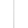 36 Inch Down Rod Length - Matte Black Finish