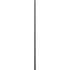 60 Inch Down Rod Length - Matte Black Finish