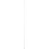 60 Inch Down Rod Length - White Finish