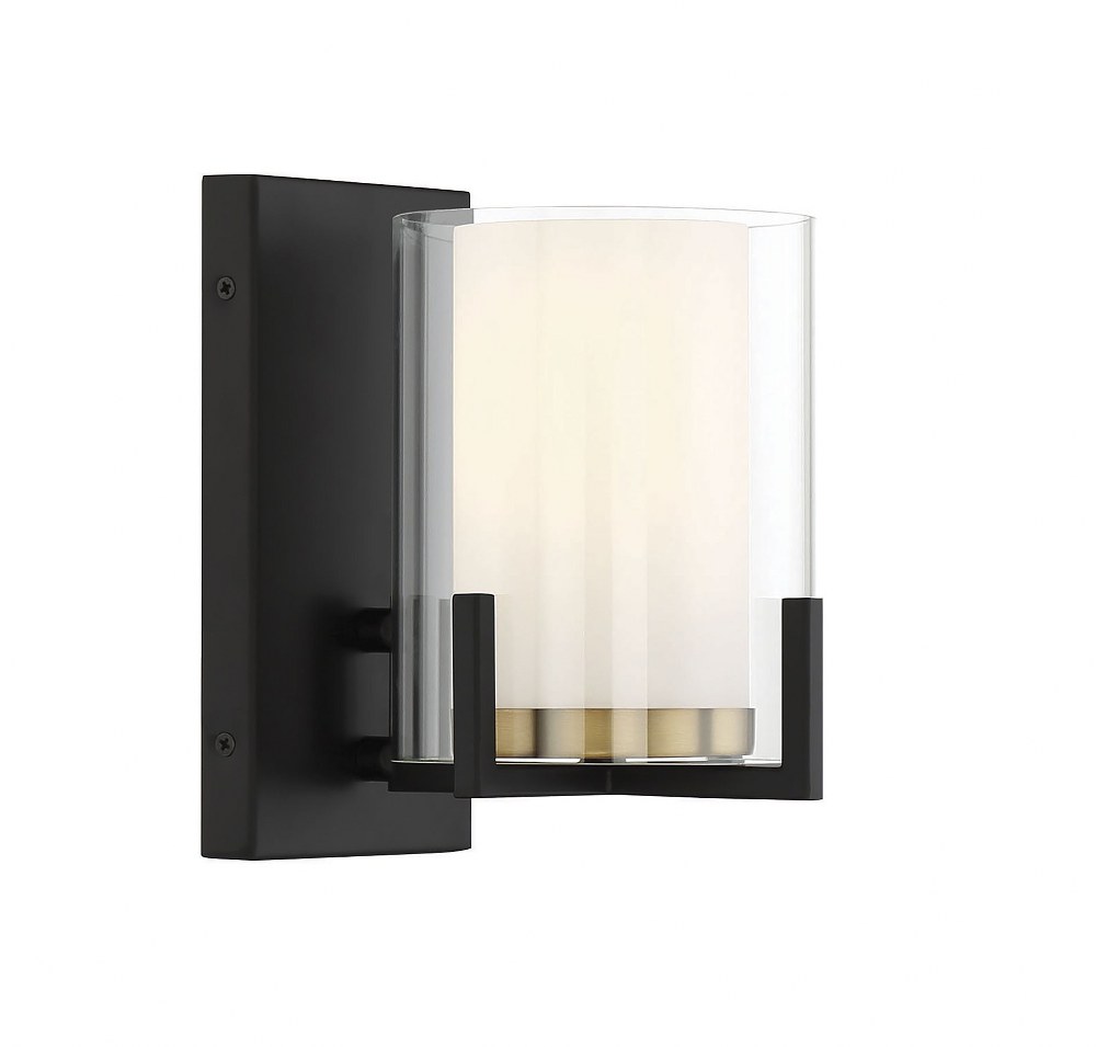 Savoy House 9-1977-1-143 Eaton - 1 Light Wall Sconce In Contemporary Style-8.25
