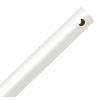 12 Inch Down Rod Length - Matte White Finish