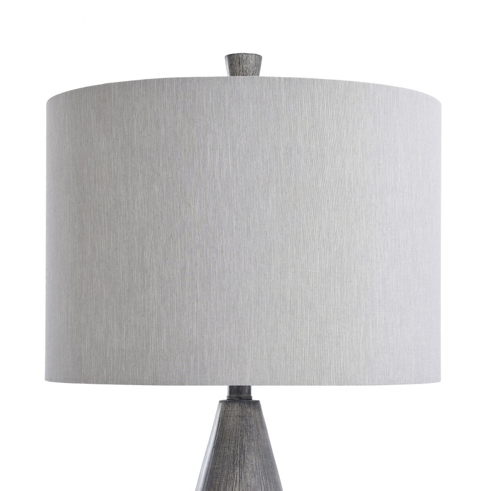 style craft farmhouse gray table lamp