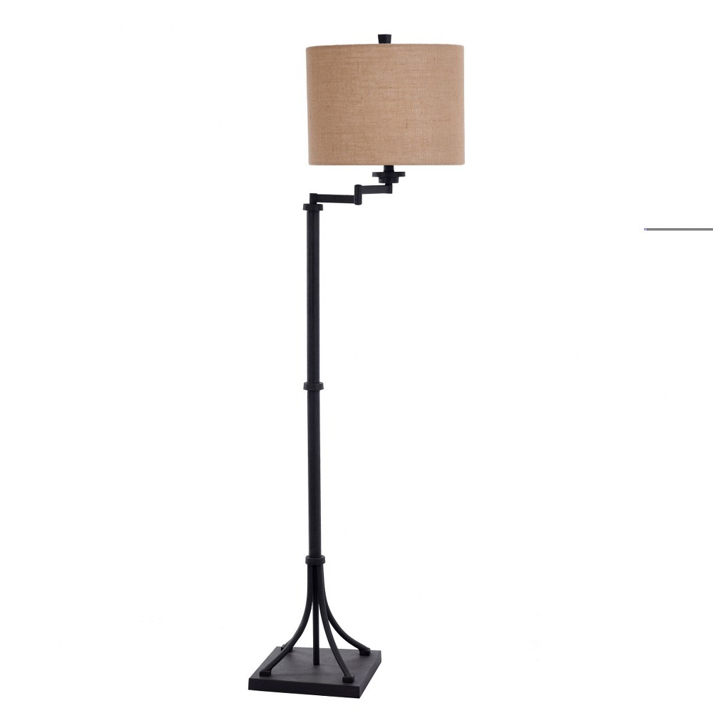 farmhouse swing arm floor lamp