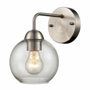 brushed nickel outdoor wall lighting