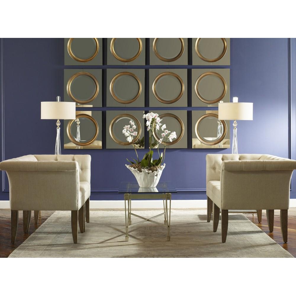 Uttermost 23125 Tahtesa 30.75 inch Corner Chair 28.5 inches