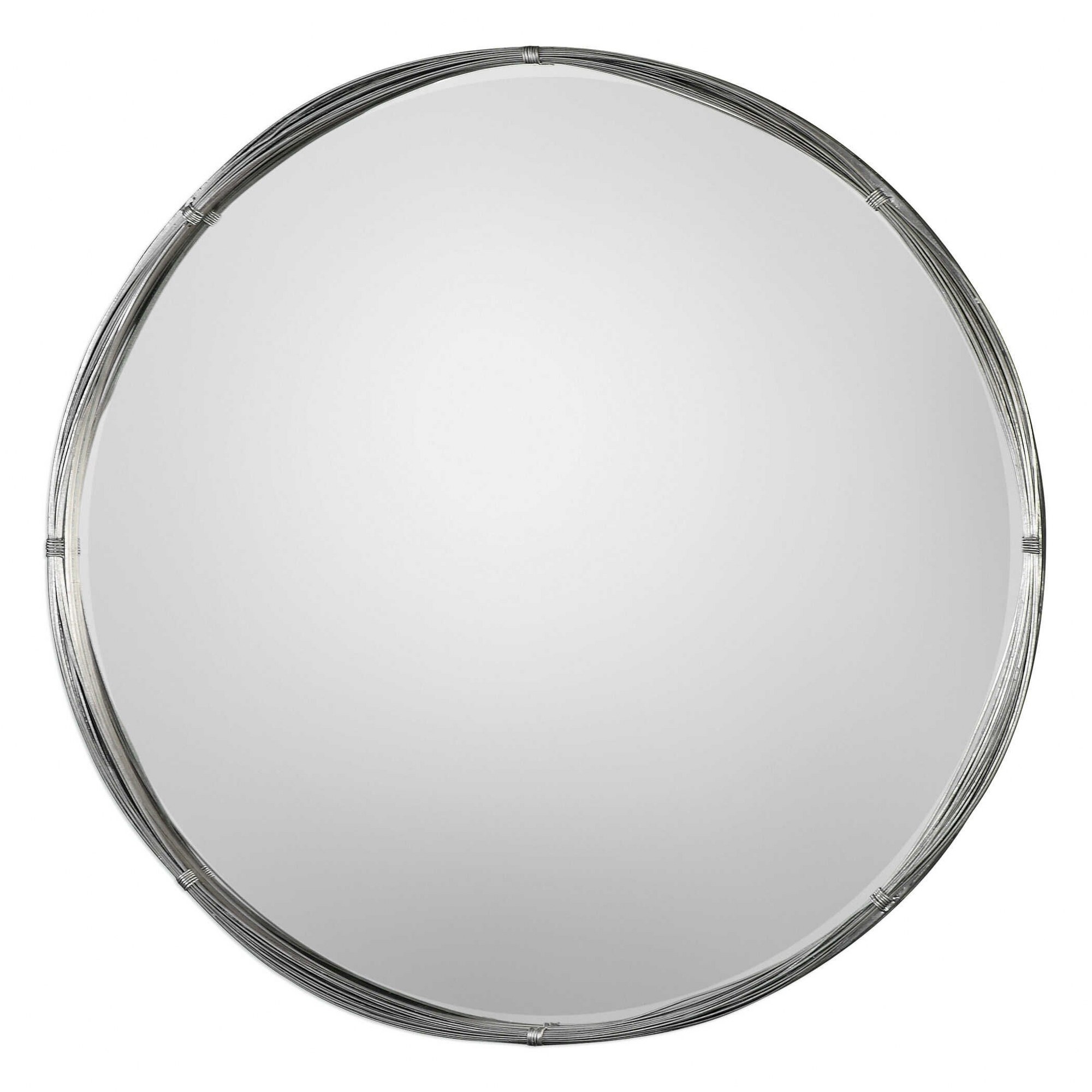 Uttermost 09225 Ohmer  - 40 inch Round Metal Coils Mirror