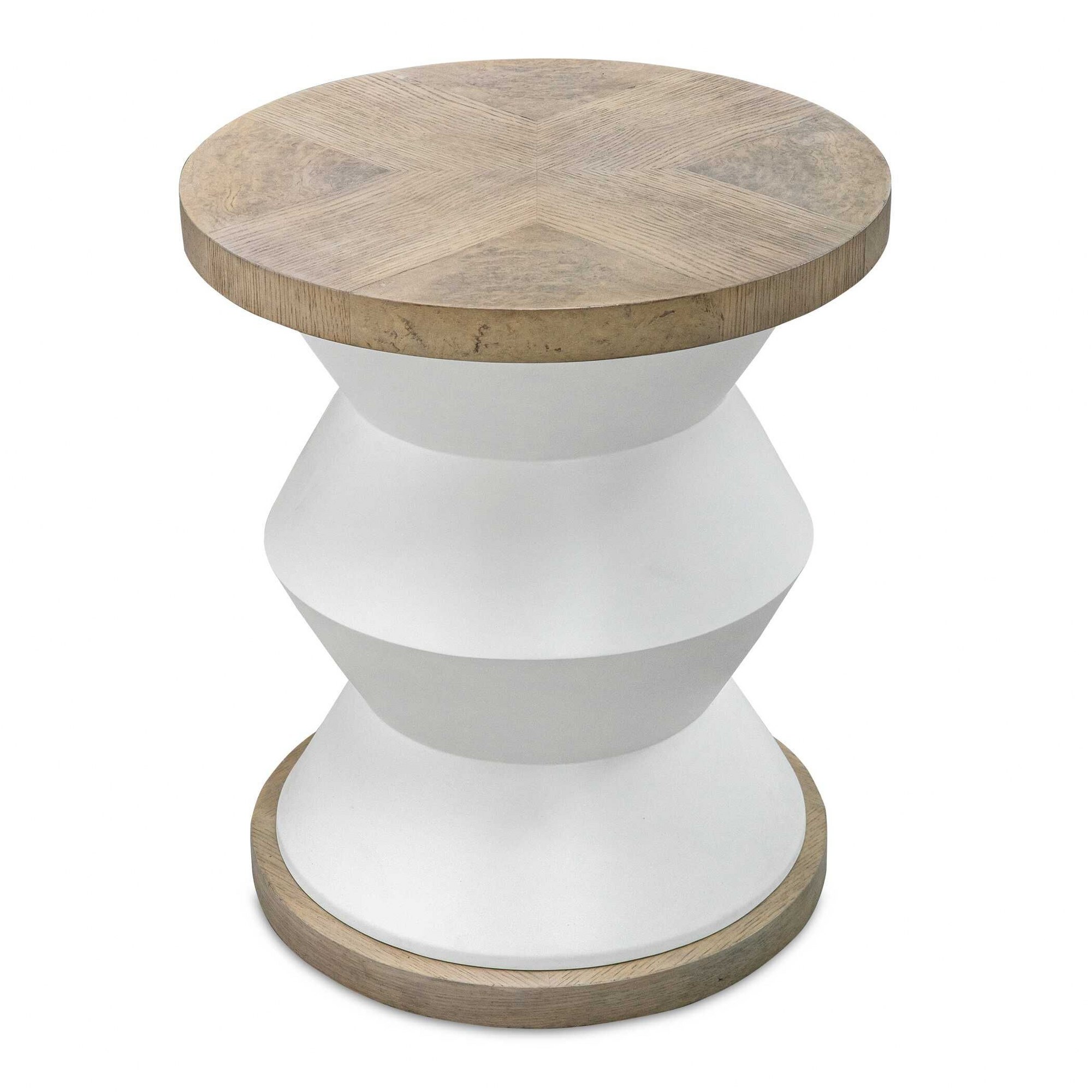 Uttermost 25488 Spool - 23 Inch Geometric Side Table