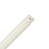 48 Inch Down Rod Length - White Finish